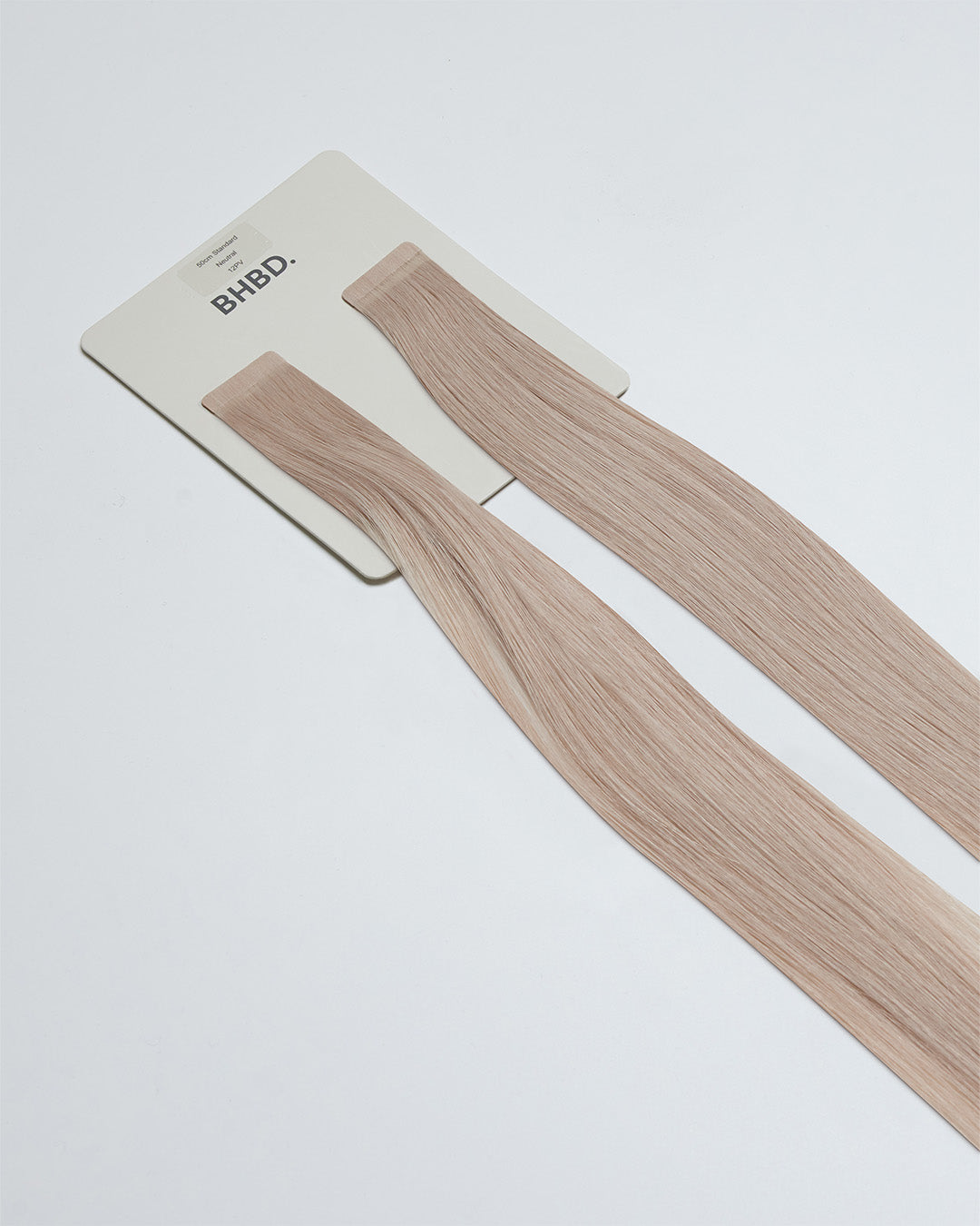 BHBD tape extensions. Color 12PV platinum pearl.