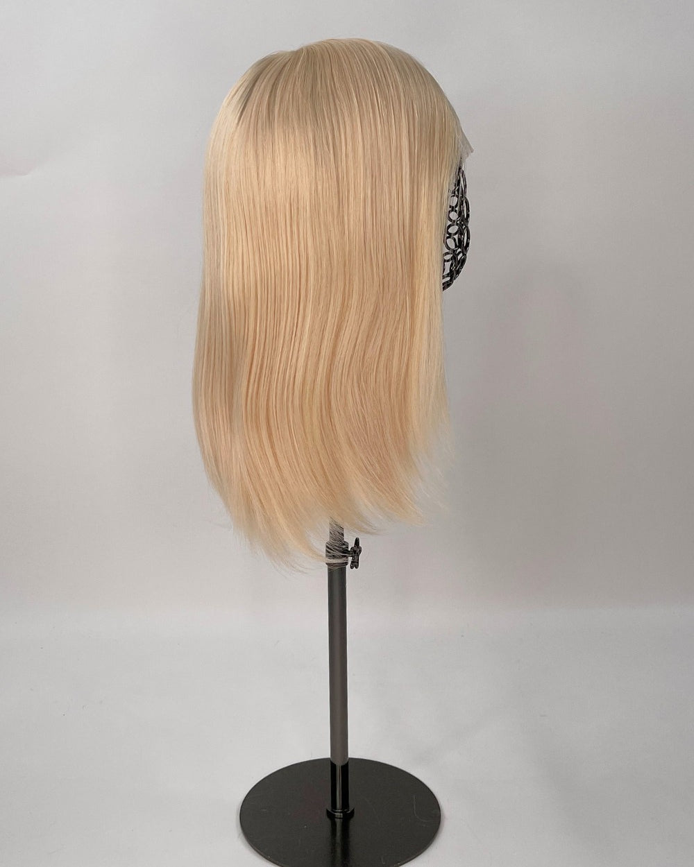 BHBD Bianca full lace wig. A short platinum blonde wig in a cool blonde shade.